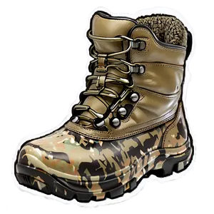 Winter Army Snow Boots Png Lau PNG Image