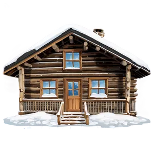 Winter Cabin Airbnb Png 06202024 PNG Image