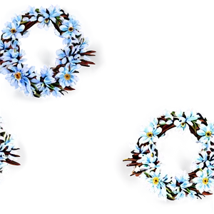 Winter Flower Circle Png Bhc53 PNG Image