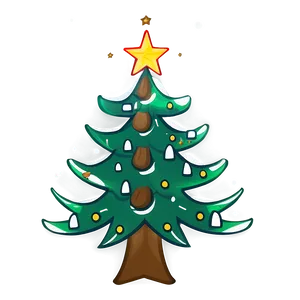 Winter Holiday Tree Outline Png 06132024 PNG Image