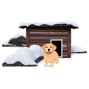 Winter-proof Dog House Png Pui PNG Image