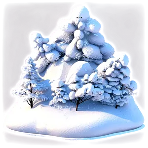 Winter Scene Snow Pile Png Fxd PNG Image