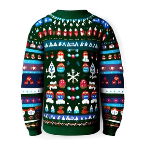 Winter Sweater Print Png 06292024 PNG Image