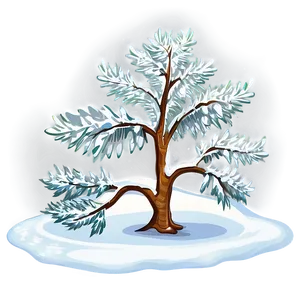 Winter White Tree Image Png 92 PNG Image