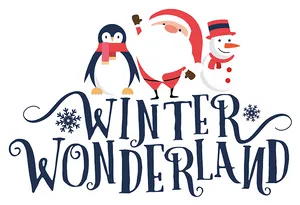 Winter Wonderland Holiday Characters PNG Image