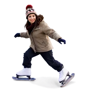 Winter Wonderland Skating Png Jqt73 PNG Image