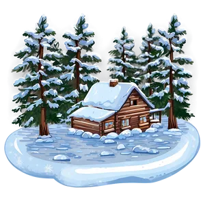 Winter Wonderland Snowfall Png 6 PNG Image