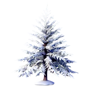 Winter Wonderland Tree Png Xaw PNG Image