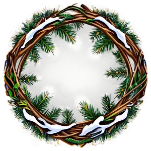 Winter Wreath Png Lby17 PNG Image