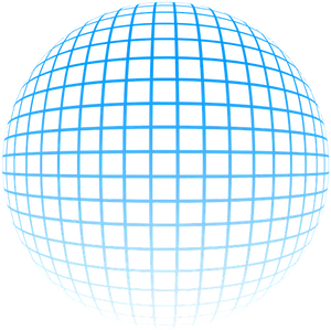 Wireframe Globe Graphic PNG Image