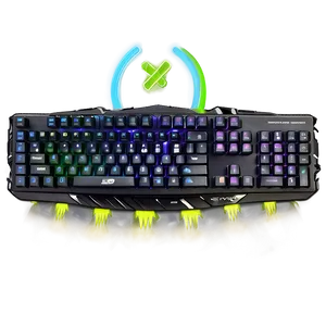 Wireless Gaming Keyboard Png Dsx PNG Image