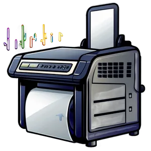 Wireless Printer Illustration Png Eab31 PNG Image