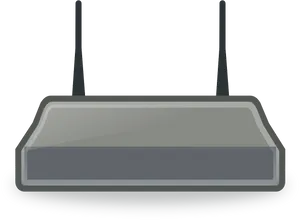 Wireless Router Illustration PNG Image