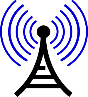 Wireless Signal Transmission Icon PNG Image