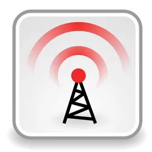 Wireless Signal Transmission Icon PNG