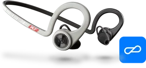 Wireless Sports Headphones Product Showcase PNG Image