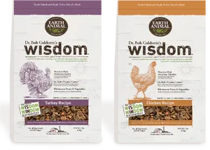 Wisdom Pet Food Turkeyand Chicken Recipes PNG Image