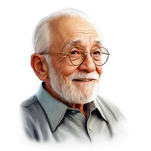 Wise Old Man Smiling Png 15 PNG Image