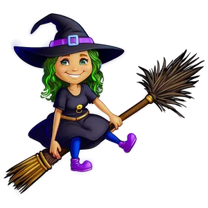 Witch Broom Flight Png 06292024 PNG Image