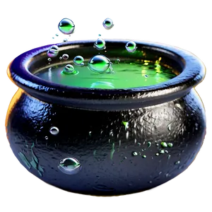 Witch Cauldron With Bubbles Png 84 PNG Image