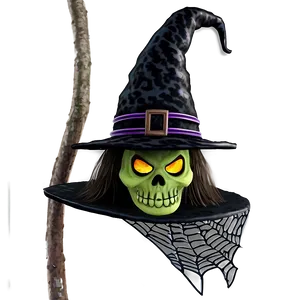 Witch Hat With Spider Web Png 06292024 PNG Image