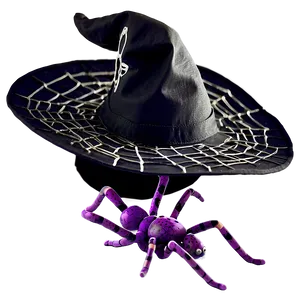 Witch Hat With Spider Web Png Btd PNG Image