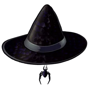 Witch Hat With Spider Web Png Mox PNG Image