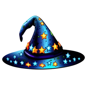 Witch Hat With Stars Png 06292024 PNG Image