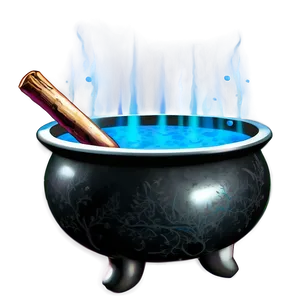 Witch's Cauldron Magic Png Iqs PNG Image