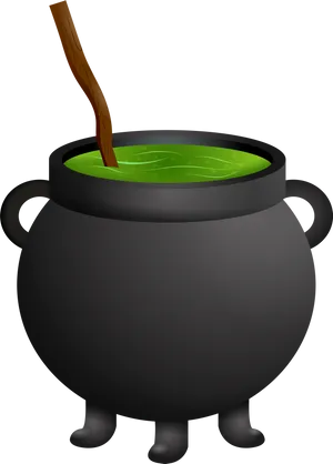 Witches Brew Cauldron Clipart PNG Image