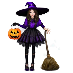 Witchy Trick Or Treat Magic Png Rjs PNG Image