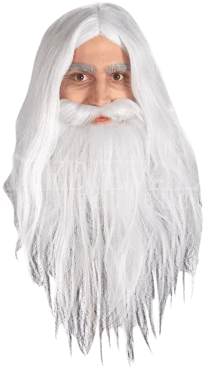 Wizard Beardand Hair Costume Accessory PNG Image