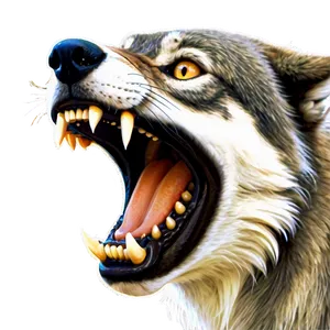 Wolf Face Illustration Png 06292024 PNG Image