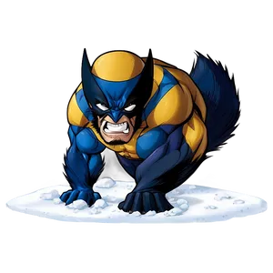 Wolverine In Snow Png 16 PNG Image