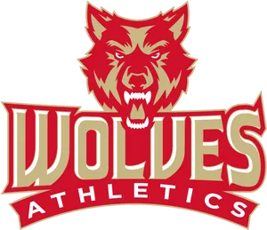 Wolves Athletics Team Logo PNG Image