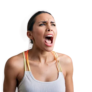 Woman Yelling In Anger Png Xpk PNG Image