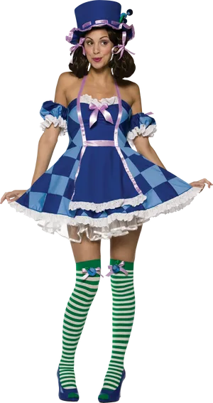 Womanin Storybook Costume PNG Image