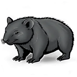 Wombat Cartoon Png 38 PNG Image