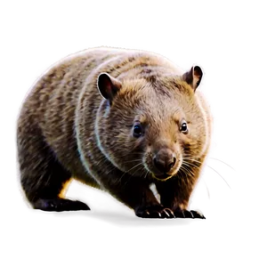 Wombat Drawing Png 06252024 PNG Image