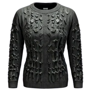 Women's Black Sweater Png 06132024 PNG Image