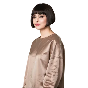 Women's Bowl Cut Style Png Akj PNG Image