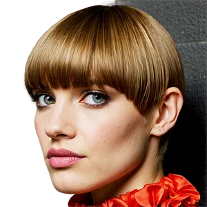 Women's Bowl Cut Style Png Pml PNG Image