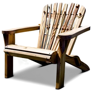 Wood Adirondack Chair Png Geq8 PNG Image