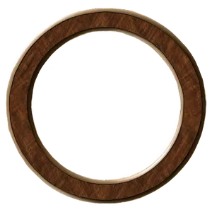 Wood Circle Frame Png Pch22 PNG Image