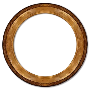 Wood Circle Frame Png Ryc PNG Image