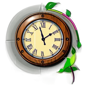 Wooden Clock Clipart Png 65 PNG Image