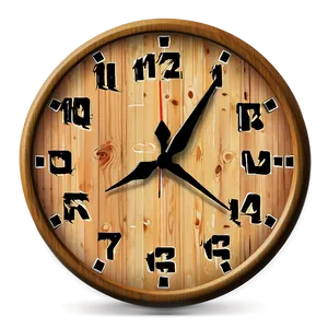 Wooden Clock Clipart Png Ueq PNG Image