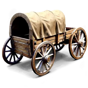 Wooden Covered Wagon Model Png 06292024 PNG Image