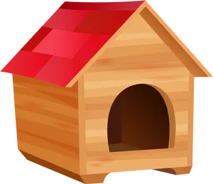 Wooden Doghouse Clipart PNG Image