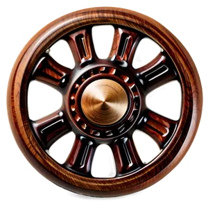 Wooden Fidget Spinner Png 06202024 PNG Image